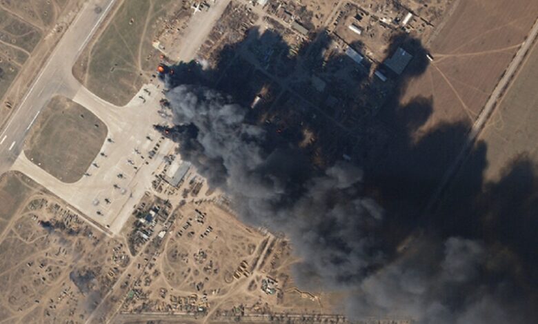 удар по Чернобаевке