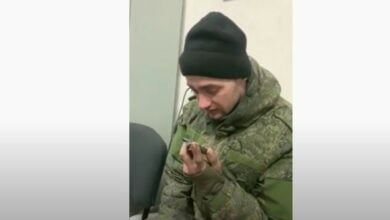 российский солдат сдался в плен на Николаевщине