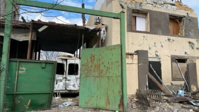 Последствия обстрелов российскими войсками в Балабановке