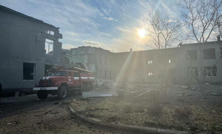 российские войска бомбили школу