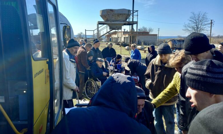 эвакуация пациентов Лупаревского интерната