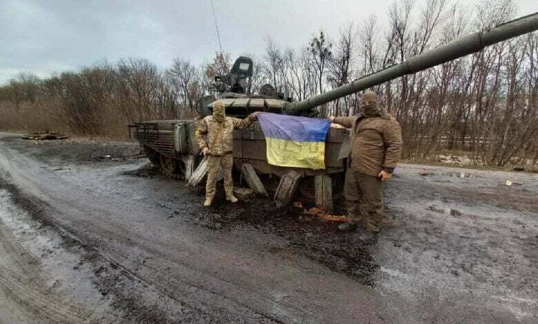 подбитый танк