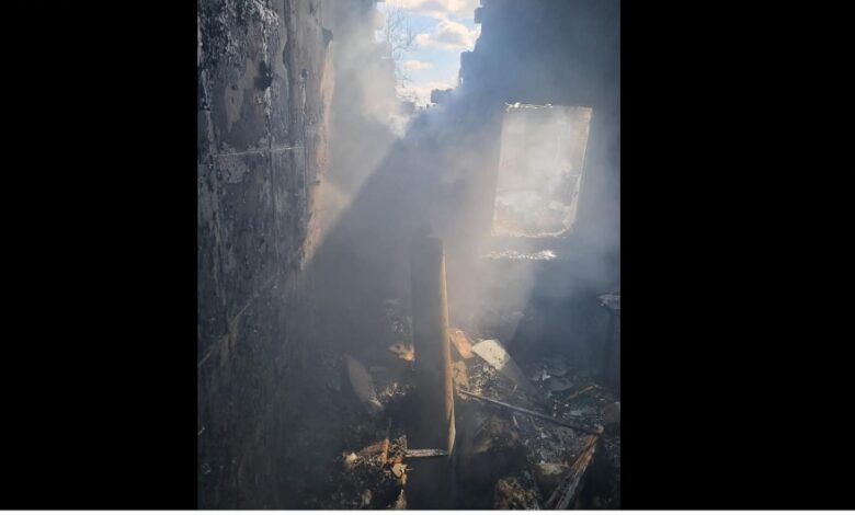 разрушенный дом на ул. Каховской