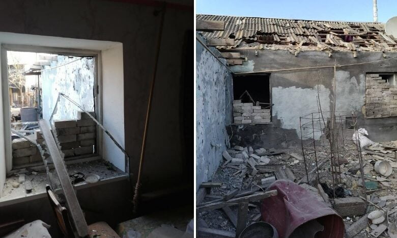 разрушенный дом в с. Прибугское