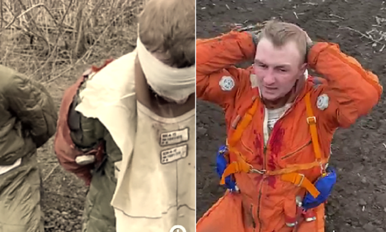 сбитый российский пилот