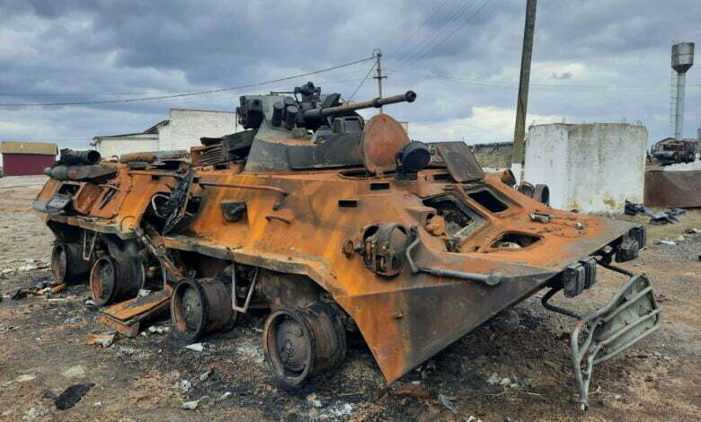 уничтоженная российская военная техника