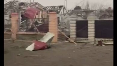 результаты обстрела рашистами села Посад-Покровское