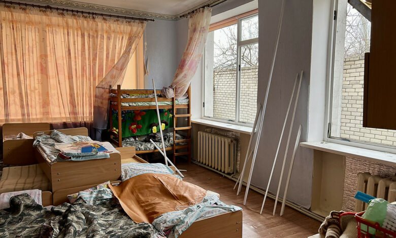 разрушенный рашистами детсад в Николаеве