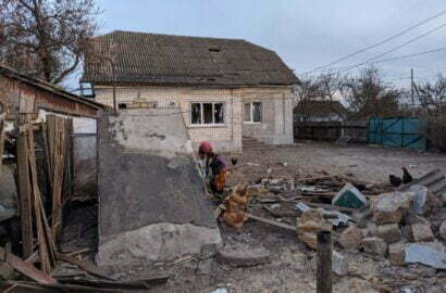 разрушения в селе Шевченково