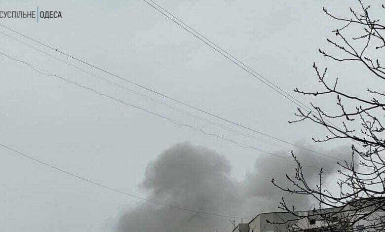 Пожар в Одессе