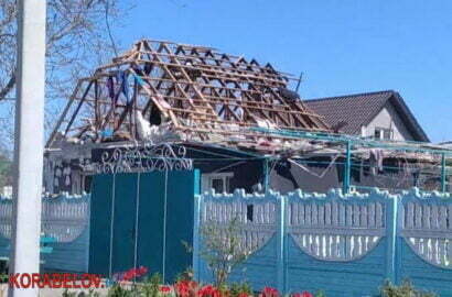 дома которые подверглись обстрелам