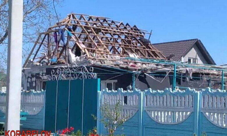 дома которые подверглись обстрелам