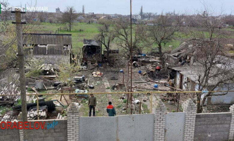 Разрушенный дом в с. Шевченково