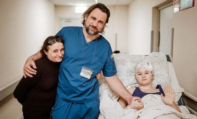 Врачи «Охматдет» извлекли осколок