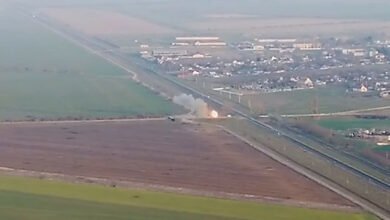 подбитый танк