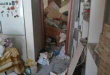 разрушенный дом Дениса Жумелы