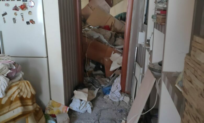 зрунований війною будинок в Корабельному районі