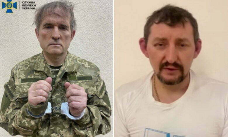 затримані Медведчук і його особистий охоронець