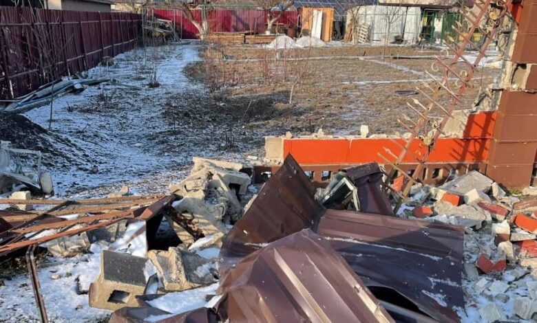 разрушенные рашистами дома в Балабановке