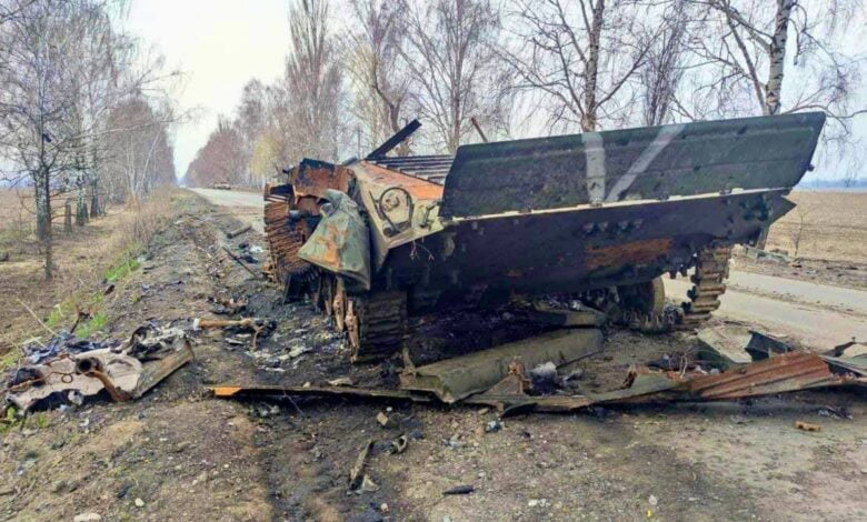 знищена російська техніка