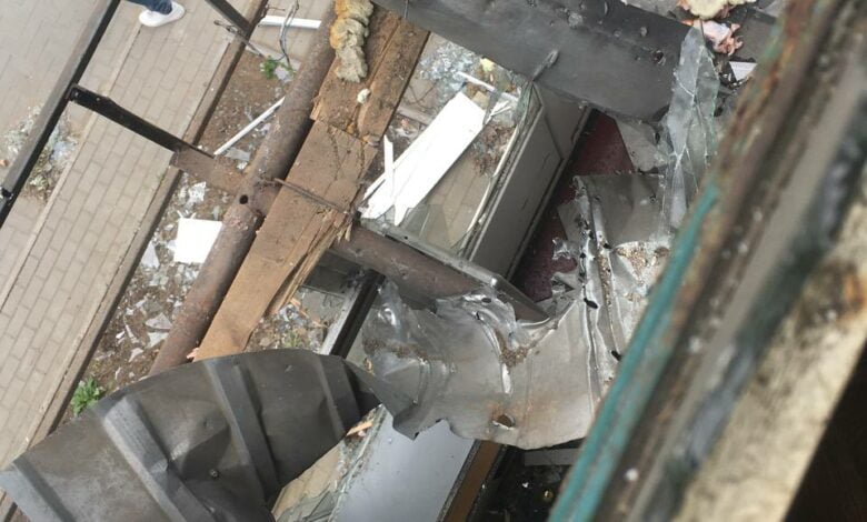 После обстрела рашистами: дом в Корабельном районе