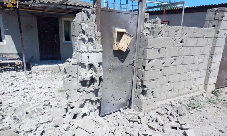 дом после обстрелов рф, разрушенный дом