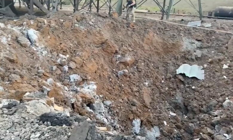 Последствия от ракетного удара по Одесской области