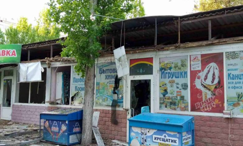 от рашистских обстрелов пострадала и "стометровка" у школы в Корабельном районе
