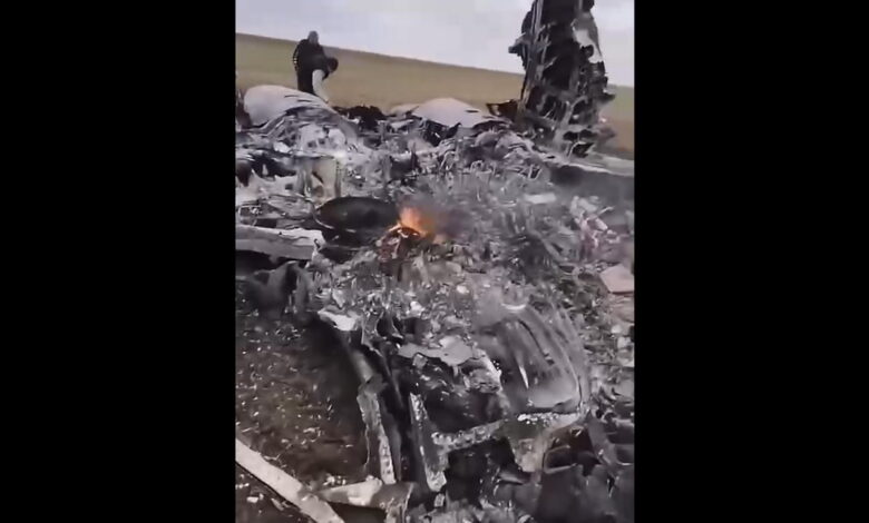 сбитый самолёт