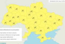 Шторм по всей Украине на 22.05.22