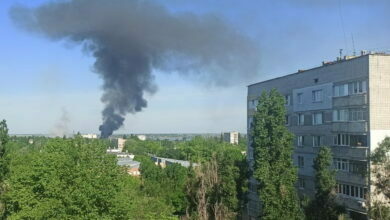 обстрел рашистами в Корабельном