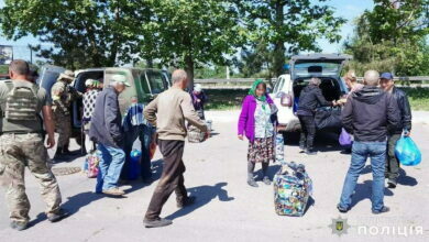 полиция, эвакуация жителей сел Галициновской ОТО