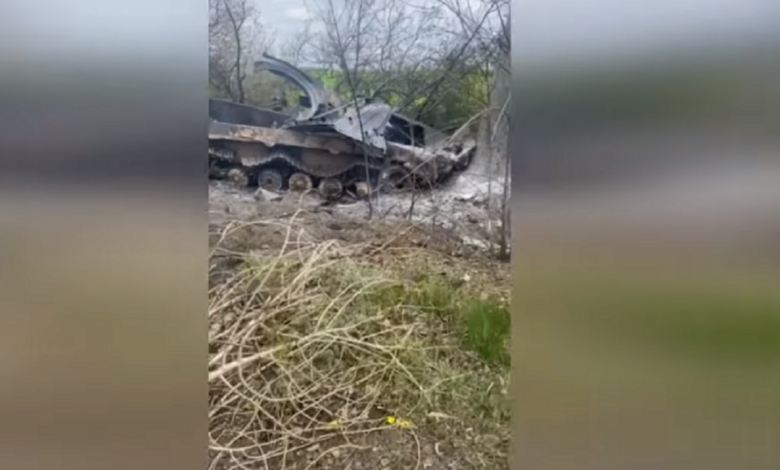 уничтоженная БМП