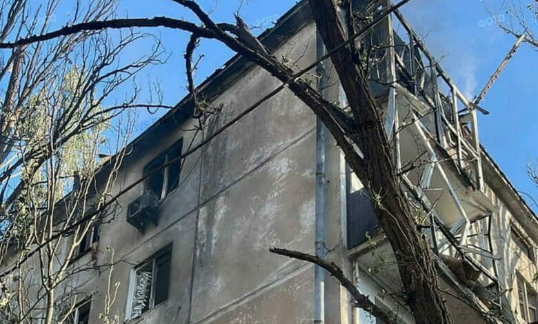 последствия ракетного удара по Николаеву 17.06.2022