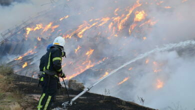 Пожар, обстрел, Ника-Тера
