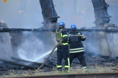 Пожар, обстрел, Ника-Тера