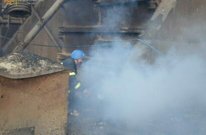 Пожар, обстрел, Ника-Тера