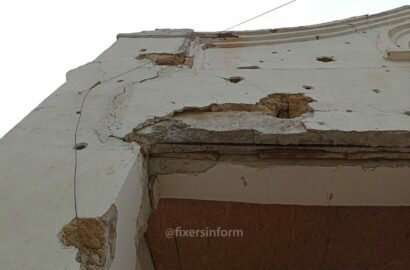 результат обстрела рашистами, Лиманы