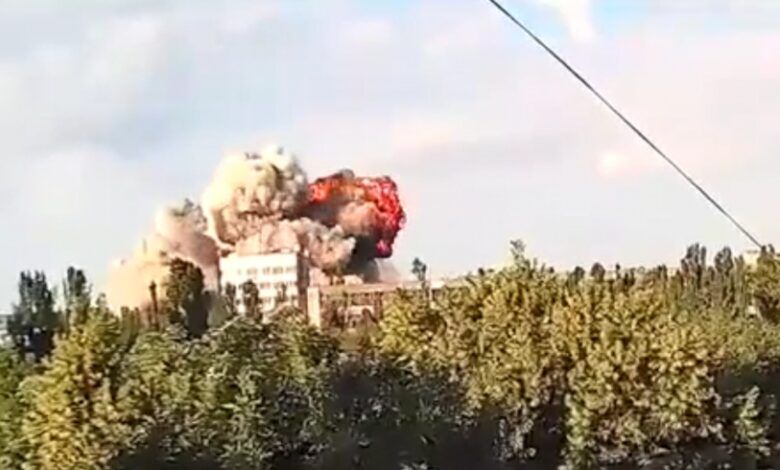 последствия ракетного удара по Николаеву 17.06.2022