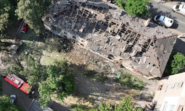 последствия обстрела рашистами