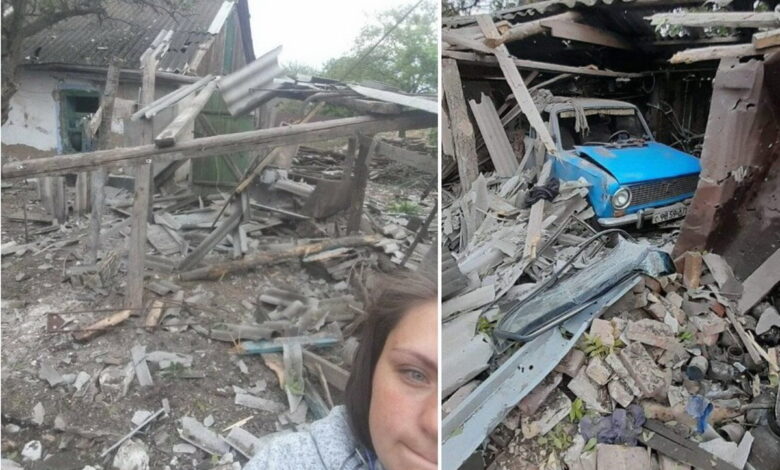 война: разрушения в Константиновке