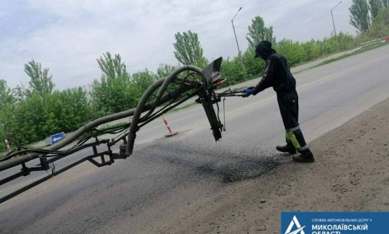 ремонт дорог на Николаевщине