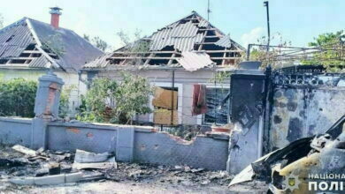 обстрел домов