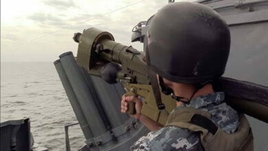 Над Миколаївщиною військові моряки знищили ще дві ворожі ракети