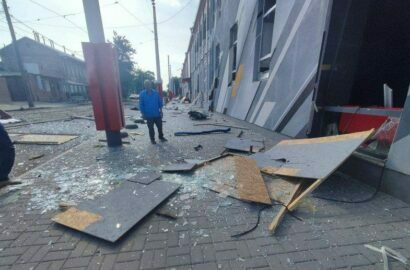 последствия ракетного удара по Николаеву 17.06.2022