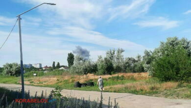 один из "прилетов"