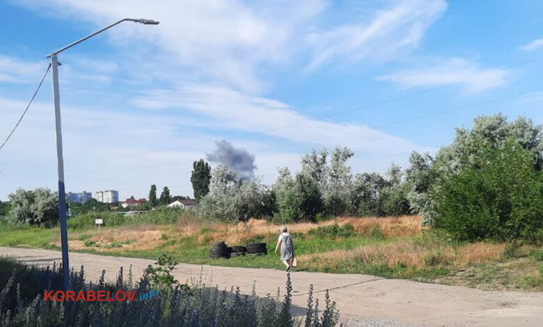 один из "прилетов"