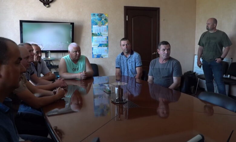 робітники отримали грамоти від Сєнкевича