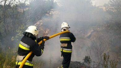 тушение пожара