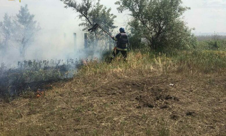 тушение пожара